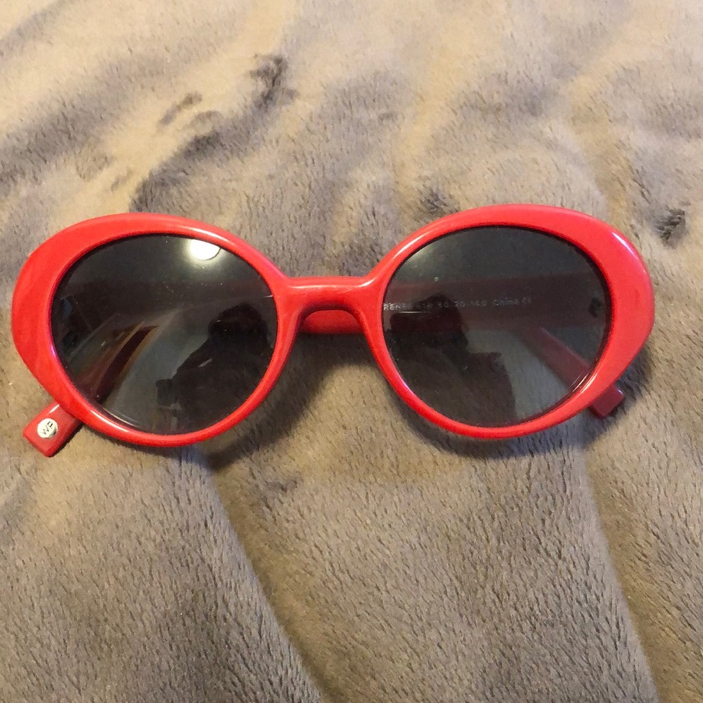 Warby Parker Red Sunglasses